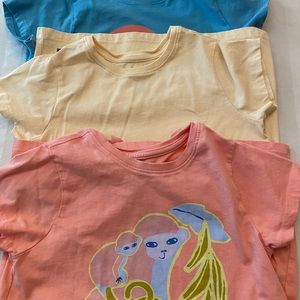 3 new (only washed and never worn) TEA tshirts. Size 8.